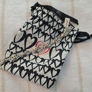 Brighton Intricate Silver Bracelet with Heart Motif